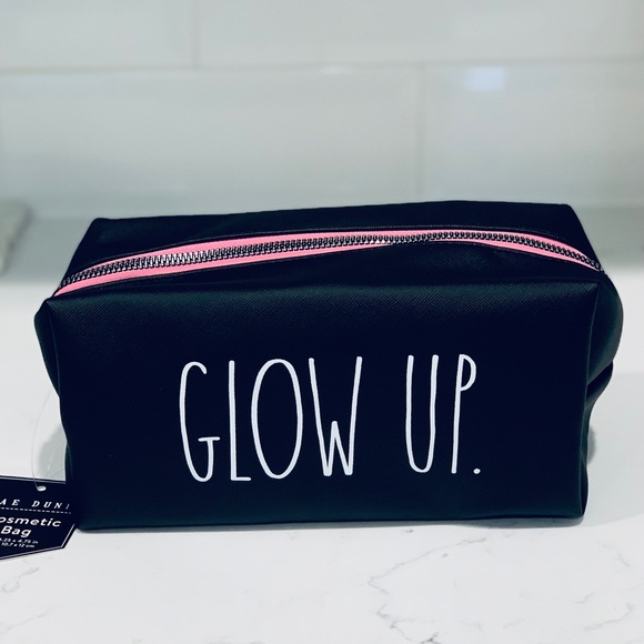 Last chance! Rae Dunn Black Glow Up Makeup Bag - Picture 4 of 6